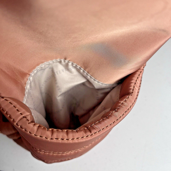 Steve Madden Large Quilted Tote Bag Purse Logo Pink Blush & Accessory Bag - Picture 12 of 16